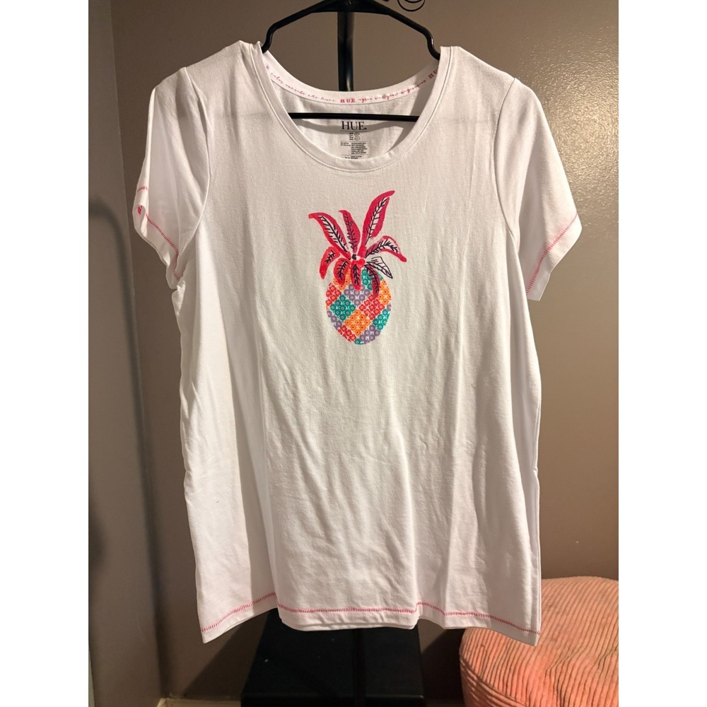 Hue -‎ Pineapple T-Shirt Sleepwear Sz S